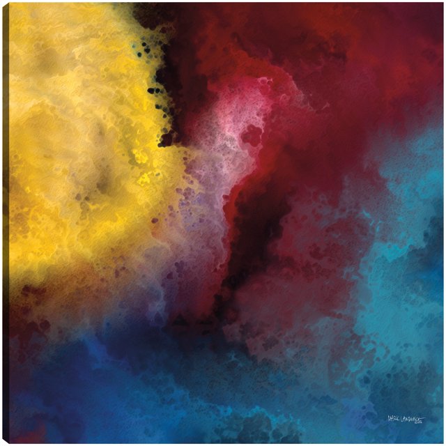 Cuadro Decorativo - Génesis 1 3 Sea la luz Jr Impresión en canvas, estrechado.