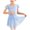 Light Blue, variant on Childrens Girls Ballet Dance Leotard Dancewear Dress Flutter Sleeve Skirted Practice Performance Recital Open Crotch Ages 2-13 Years Light Blue 8 T