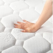 Best Price Mattress 10 Euro Top Pocket Spring Mattress, Comfort Foam Top, Twin