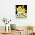 thumbnail image 5 of ZFLMY Lemons Tea Canvas Wall Art Home Decor for Living Room Bedroom Office, Perfect Gift Idea for Various Occasions, Easy to Hang and Waterproof, 12x16/16x20 Inches 16x20in, 5 of 5