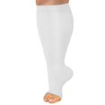 thumbnail image 2 of BYHONG Socks for Women Women Solid Compression Socks Sports Socks Casual Calf Plus Size Compression Socks Running Socks Womens White XXXXL, 2 of 4