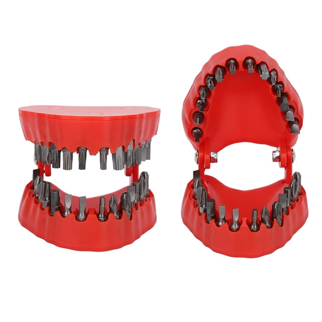Agujeros Portabrocas, Portabrocas para dentaduras postizas Destornillador para dentaduras postizas Portabrocas Portabrocas con forma de modelo de dentadura Portabrocas Tecnología innovadora