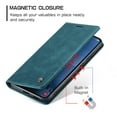 thumbnail image 5 of CaseMe Leather for Samsung Galaxy S25+ 5G Case, Flip Wallet Leather Case with Card Holder Magnetic Closure Shockproof Kickstand Protective Phone Cases Cover for Samsung Galaxy S25+ 5G 6.7-inch,Blue, 5 of 12
