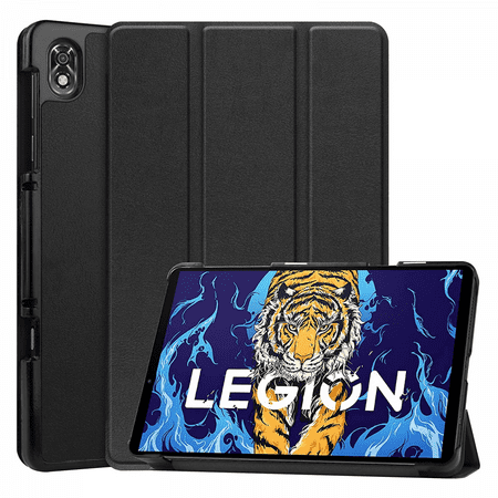 For Lenovo Legion Y700 8.8 Inch Tri-Fold Smart Tablet Case, Slim Case Multi-View Stand Hard Shell Case Cover Auto Sleep/Wake Cover for Tablet(Color: Black)
