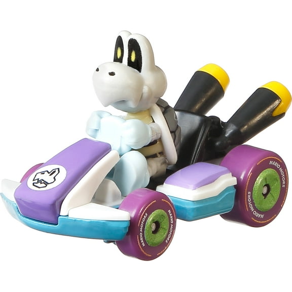 Hot Wheels MarioKart Dry Bones Standard Kart Vehicle