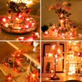 thumbnail image 2 of 20 LED Maple String Lights - Maple Leaves - Outdoor, Home, Christmas, Thanksgiving, Decoration, 2 of 5