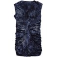thumbnail image 2 of GUESS Robe Moulante en Velours Imprimé Animal pour Femmes, Bleu, Très Grand, 2 of 2
