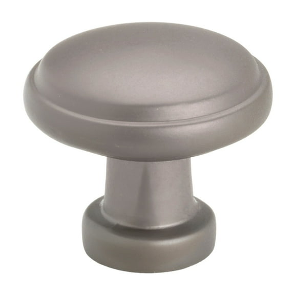 GlideRite 1-1/8 in. Round Ring Classic Cabinet Knob, Graphite Gray - 5096-GPH, 10 Pack