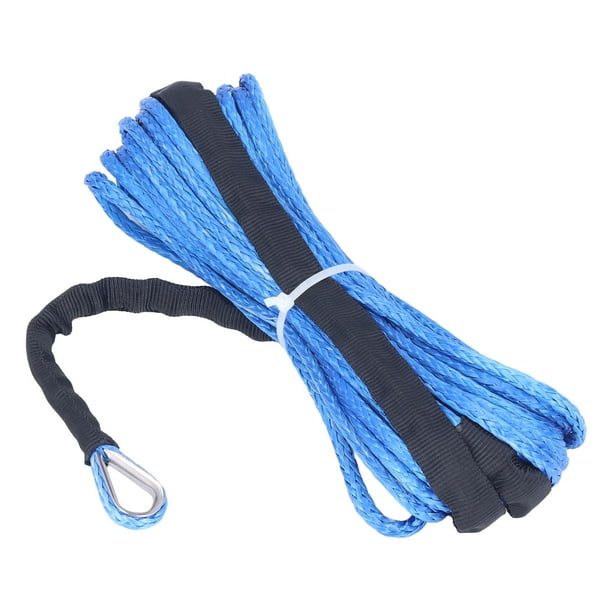 Synthetic Winch Rope,Trailer Winch Rope 6mmx15m/ Winch Line Winch Recovery  Cable Leading Edge Technology 