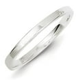 thumbnail image 2 of 925 Sterling Silver 2mm Flat Band Ring Size 7.5, 2 of 7