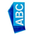 thumbnail image 2 of Westcott Plastic Die-Cut Capital Letter Stencil, 3 in, Clear Blue, 2 of 2