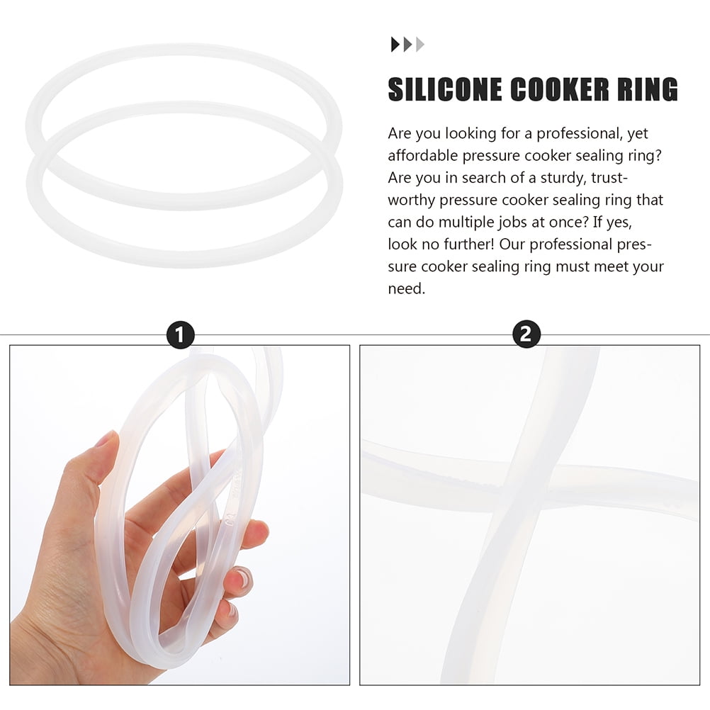 NUOLUX Silicone Pot Ring 8Pcs for Pressure Cooker Easy to Clean