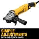 thumbnail image 3 of Amoladora angular DEWALT DWE43113 13A 9000 RPM 11-12 cm con interruptor de gatillo, 3 of 6