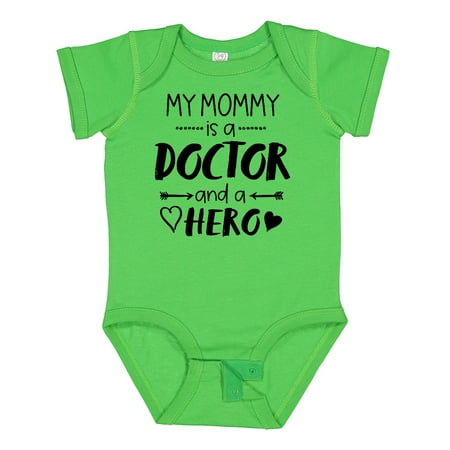 

Inktastic My Mommy is a Doctor and a Hero Gift Baby Boy or Baby Girl Bodysuit