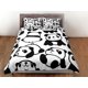 thumbnail image 3 of Lindo Pandas Blanco y Negro Funda Nórdica Colorido Colcha, Niños Ropa de cama completa, 3 of 4
