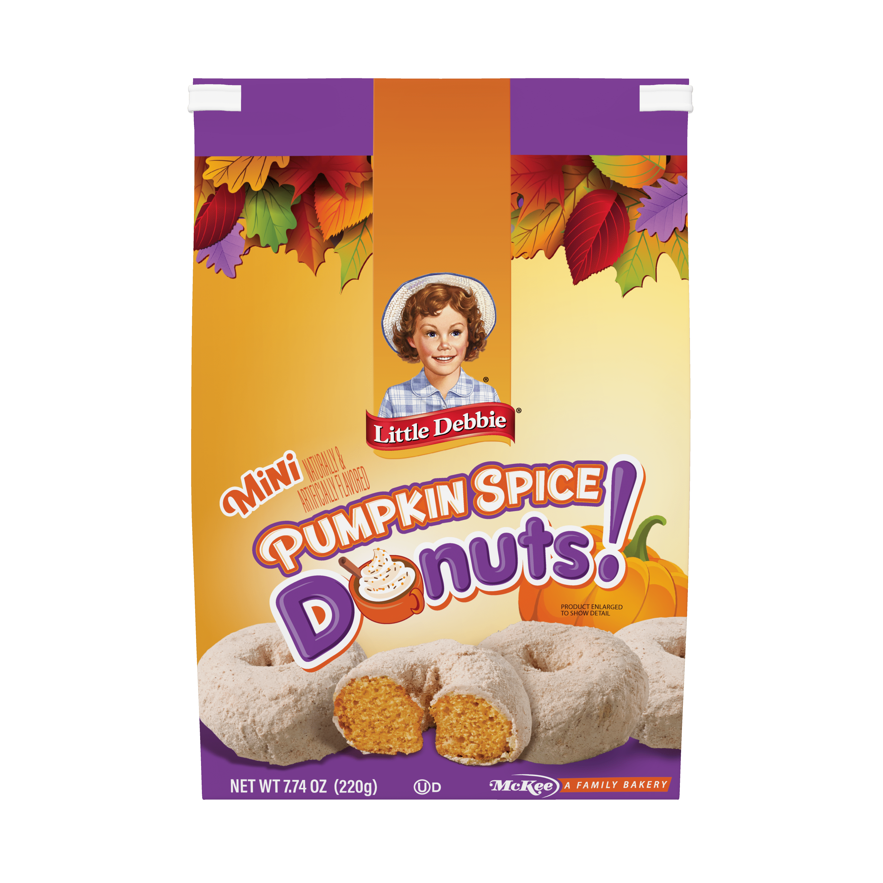 Little Debbie Pumpkin Spice Mini Donuts, 7.74 oz
