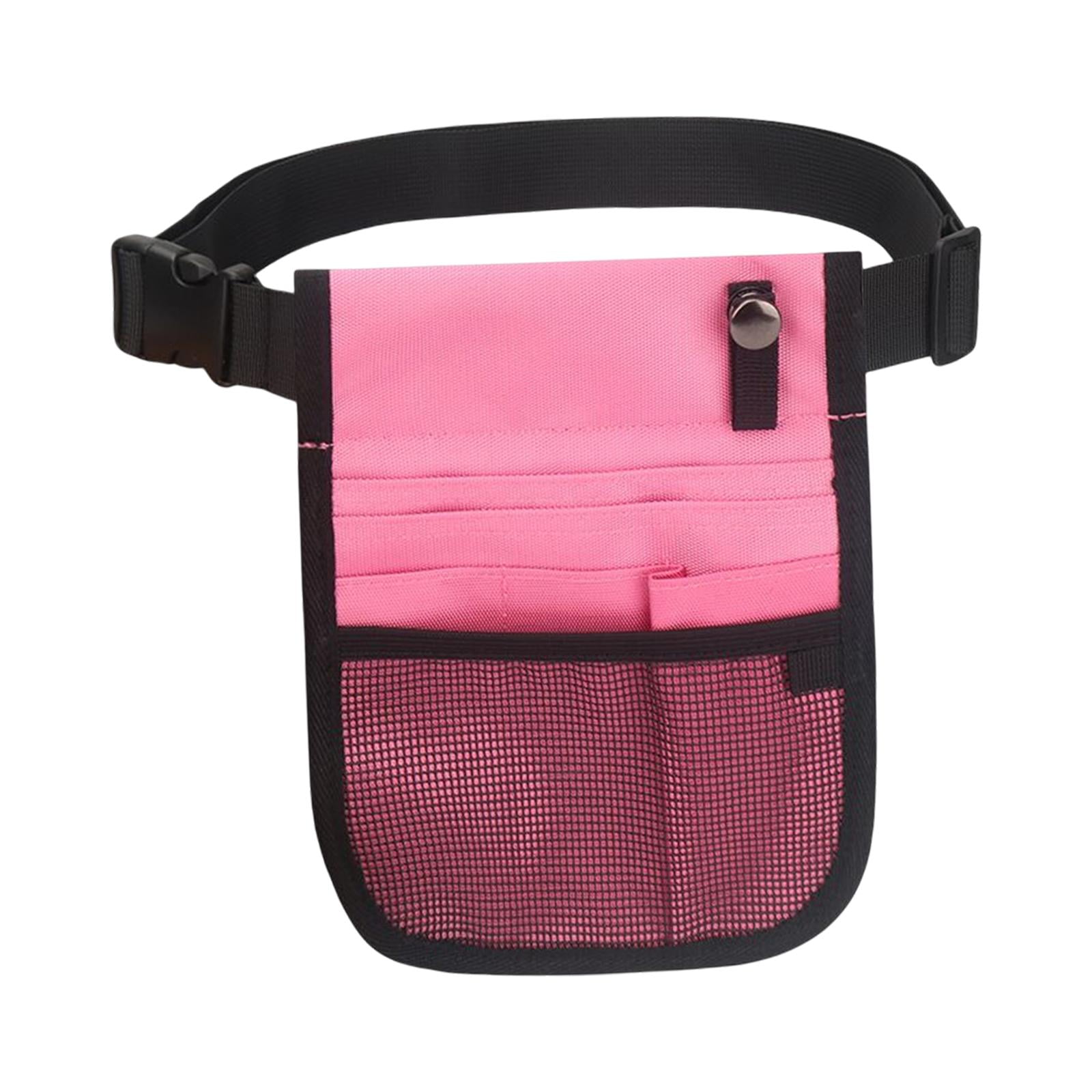 Milaget 4xPortable Nurse Organizer Belt Waist Bag Nursing Tool Bag Pouch Storage Pink Walmart
