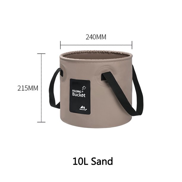 Cubo plegable portátil Cubo de lavado plegable para el hogar al aire libre (Caqui S) Ehuebsd Para estrenar