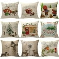 thumbnail image 2 of Yidarton Christmas Elk Series Pattern Pillowcase Waist Cushion Cover Home Linen Digital Printing Pillow Case, 2 of 6