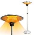 thumbnail image 3 of Gorilla Gadgets 1500W Free Standing Patio Heater for Outdoor and Indoor Heating with Adjustable Height. Stainless Steel, 3 of 8