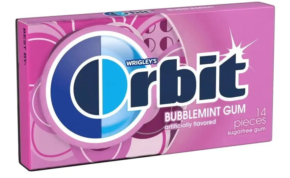 Orbit Mint Sugar Free Chewing Gum Variety Pack Mixed Falvors Pack of 24