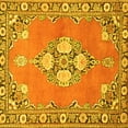 thumbnail image 1 of Ahgly Company Indoor Square Persian Yellow Traditional Area Rugs, 6' Square, 1 of 4