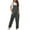 X-Dark Gray#women's jumpsuits, rompers & overalls, variant on QATAINLAV Womens Overalls Loose Fit Linen Jumpsuits Casual Solid Color Sleeveless Rompers with Pockets 2024 Gym Comfy Jumpers One Piece Pants, Khaki, L