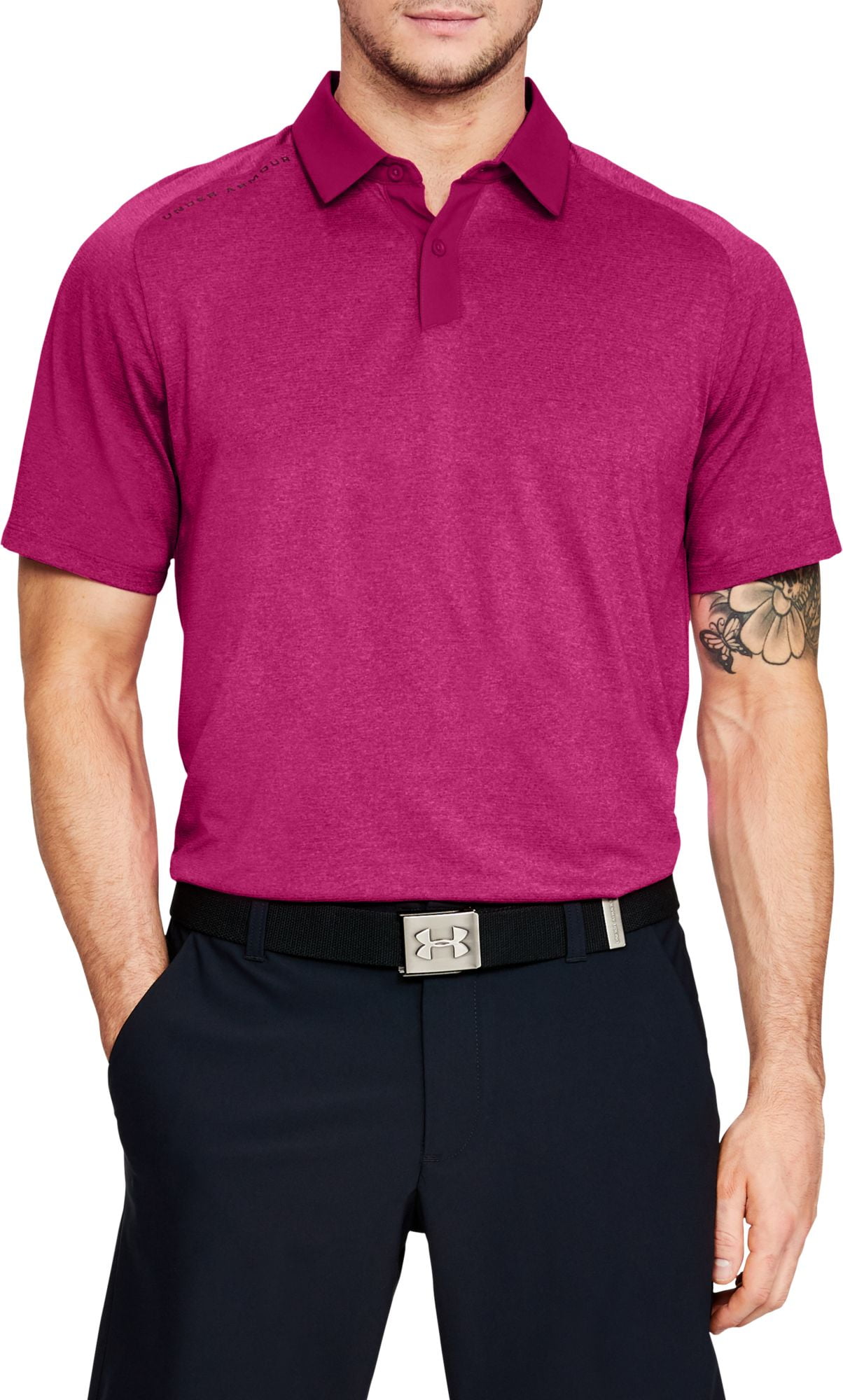 under armour threadborne golf shirt