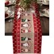 thumbnail image 1 of JM Camino de mesa navideño, camino de mesa rústico a cuadros rojos de Papá Noel para fiestas de cumpleaños, cocina, mesa de comedor, decoración del hogar, 18.0 x 72.0 in (B) JM RV021031-00024SDJ, 1 of 5
