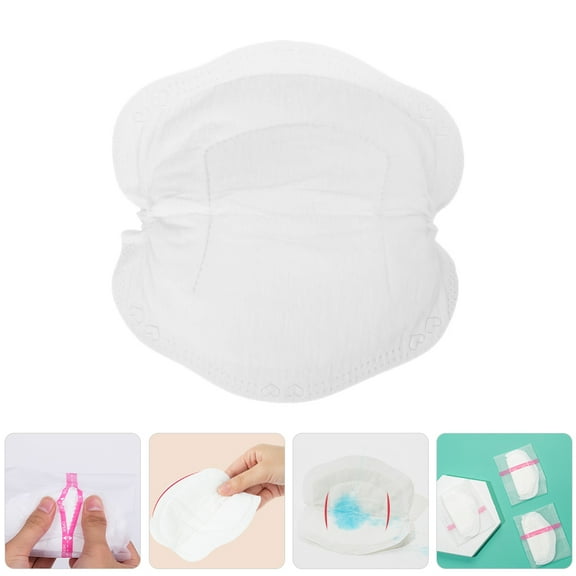 Hemobllo 24Pcs Ultra Absorbent Postpartum Pads Disposable White Breathable Material