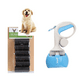 thumbnail image 1 of Recogedor de excrementos para perros QUETOi, recogedor con bolsa plegable para perros/gatos, para uso en interiores y exteriores, color azul., 1 of 5