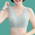 thumbnail image 4 of MEICHEN Middle and Elderly Women's Front Closure Bralettes Cotton Thin No Underwire Push Up Bras Underwear Summer Essentials Fall Fashion Clothes, 4 of 8