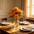 thumbnail image 6 of Mrzvby Fall Decoration and Home Decor,Thanksgiving Simulated Dahlias Individual Bouquet Plastic Simulated Chrysanthemum Thanksgiving Table Vase Flower Arrangement Decoration, 6 of 6
