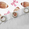 thumbnail image 4 of Erosebridal Pink Cute Bowknot Black Out Curtains,American Ball Rugby Sport Curtains Pack of 2 (42x63 Each) For Kids Girls, 4 of 7