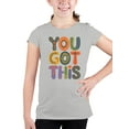 thumbnail image 2 of Motivational Wall Art Print Youth's T-shirt, 2 of 3