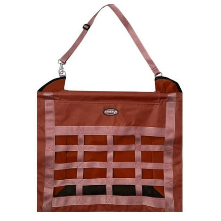 Showman Slow Feed Hay Bag w/ 16 Feeder Holes (Red)