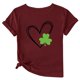 thumbnail image 5 of Camiseta de Manga Corta de Cuello Redondo Impresa de Primavera Superior de las Mujeres, Mezcla Ligera de Poliéster para Uso Diario Y de Fiesta Casual, 5 of 9