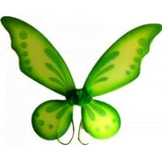 Cutie Collections Green Fairy Wings with easy Strap 20" One Size Fits Most Lightweight Vibrant Color Fantasy Pixie Princess Party Play Costume Easy to Wear