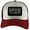Red/White, variant on Gravity Threads Game Over Patch Adjustable Trucker Hat - Red
