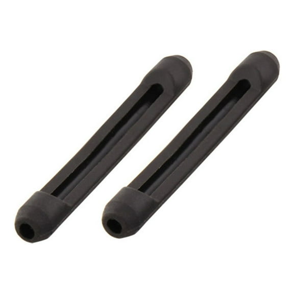 Moluckfu Silicone Eyeglasses Temple Grips Retainer Cylindrical 4Pairs 2.2x0.31x0.31in