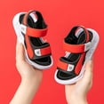 thumbnail image 6 of Ymyiu Girls' Sandals Boys Girls Sandals Open-Toe Summer Outdoor Unisex Child Sport Sandals Athletic Lightweight Toddler/Little Kid/Big Kid Size 7(Red, Toddler 7), 6 of 6