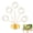 golden, variant on Agiufgs Photo Holder Tree Metal, Keeps 5 Photos or Cards in Radial Display, for Desk Office Wedding Reception Kitchen, Black