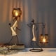 thumbnail image 4 of Candelabros creativos, candelabros de , candelabros de hierro hechos , candelabros de hierro para decoraciones de con El 17x10x23.8CM, 4 of 8
