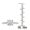thumbnail image 3 of Sterling Silver with Natural White Topaz Engagement Ring, 3 of 3