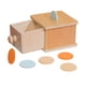 thumbnail image 1 of Juguetes de caja de monedas para niños,Caja de monedas con monedas más gruesas Montessori Toys,Material de aprendizaje preescolar para bebés y niños pequeños,Caja de monedas de madera, 1 of 3