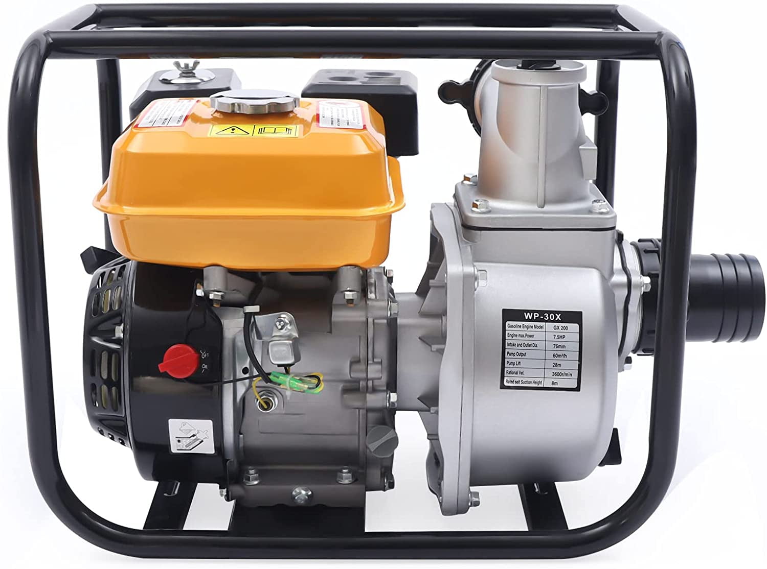 Aohuada Gasoline Water Pump, 7.5 HP 210CC 3 Portable Zambia Ubuy