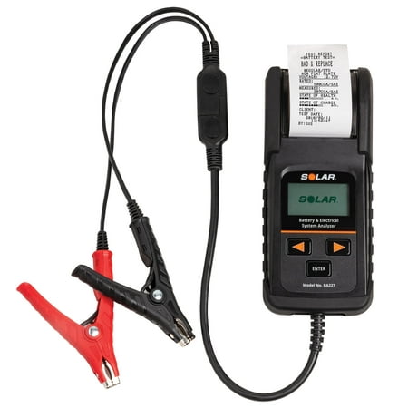 Clore Automotive SOL-BA227 12 Volt Digital Battery And System Tester With Integrated