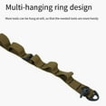 thumbnail image 3 of Advancent Correa de hombro táctica Cuerda Sling Belt Hebilla de metal Liberación rápida Multifuncional Extraíble al aire libre Kits de desorden para acampar Gris oscuro, 3 of 6