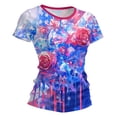 thumbnail image 2 of KDDYLITQ Womens 250 Anniversary Usa Shirts Fourth Of July 250th Birthday Short Sleeve Blouses Vintage 250 Years Birthday 4th July T-Shirts Usa Star Stripes Loose Crew Neck Tees Vermilion 3XL, 2 of 8