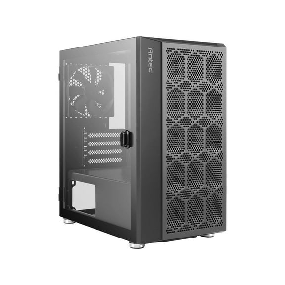 Antec NX200M Micro-ATX Tower, Mini-Tower Computer Case with 120mm Rear Fan Pre-Installed, Mesh Design in Front Panel Ventilated Airflow, NX Series, Black